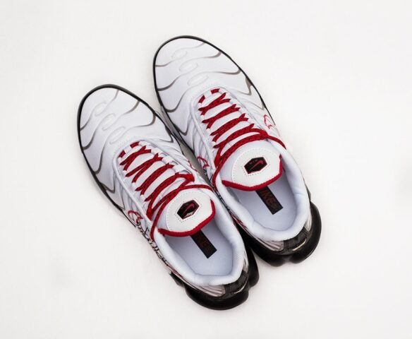 Nike air max tn white red sale